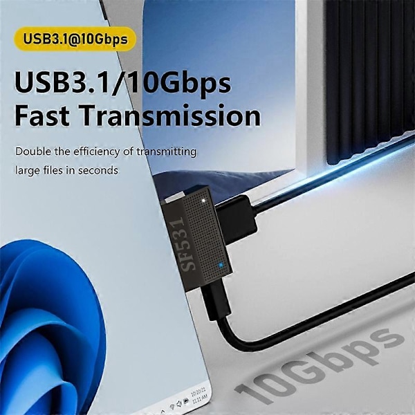 Typ A SF531 För Microsoft Surface Tablet Laptop USB3.1 Adapter 40-pin Konverter Stödjer Laddning