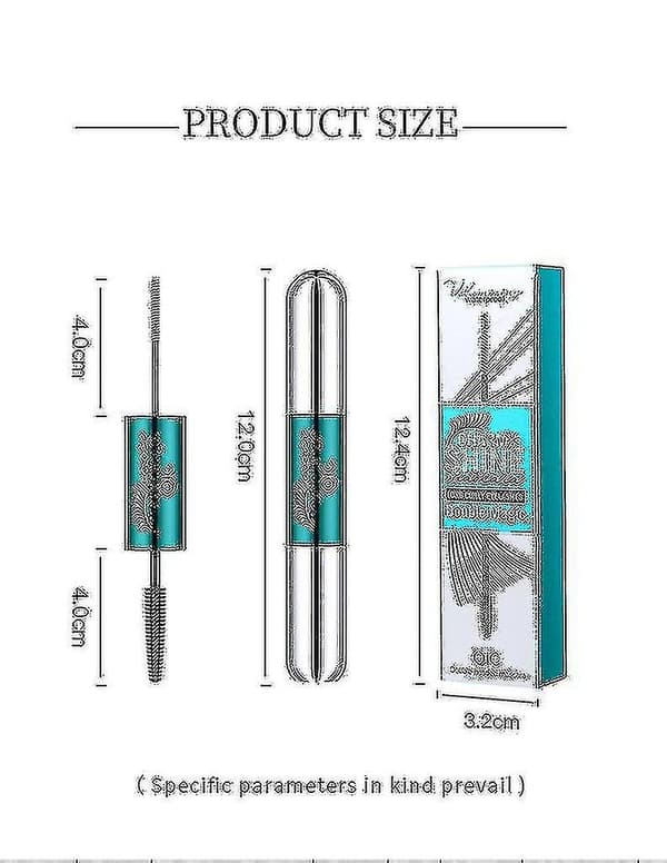 1 stk Dobbel Mascara 4d Vanntett #yg