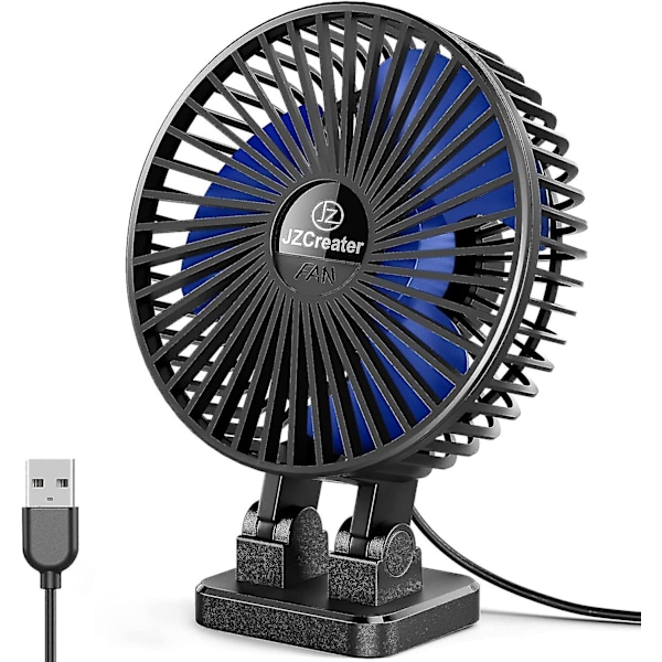 USB Bordventilator, 3 Hastigheder Skrivebordskøleventilator Med Enkelt Knap #yg