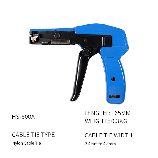 Automatisk spänningsverktyg kabelbindningsverktyg nylonkabelbindningsverktyg snabb buntningsverktyg