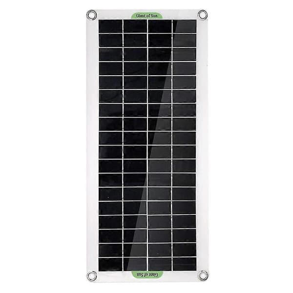 30W Polykrystallinsk Solpanel Fleksibel Solpanel Til Camping Bil Rejser Udendørs Nødstrøm A