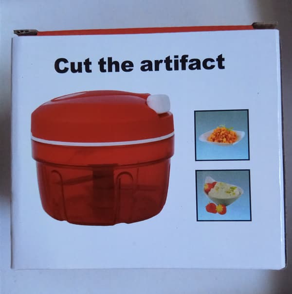 Tupperware Chef Turbo Chef Röd D158 Hackare Speedy Boy Lökskärare 1 st