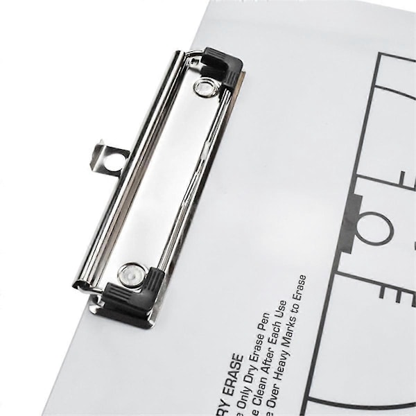 Whiteboard Coach Clipboard för Basket med Dubbelsidig Basket Coach Marker Board för Korg