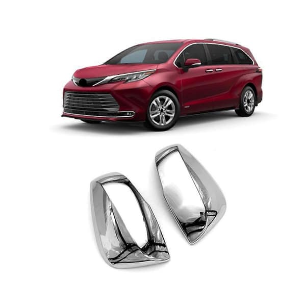 Chrome Sidespejl Glas Spejldæksler Sidespejlskapper til Sienna /Limited 2021