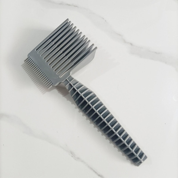 2 st Barber Fade-kammar för salong Ergonomisk böjd positioneringskam för frisörsalong