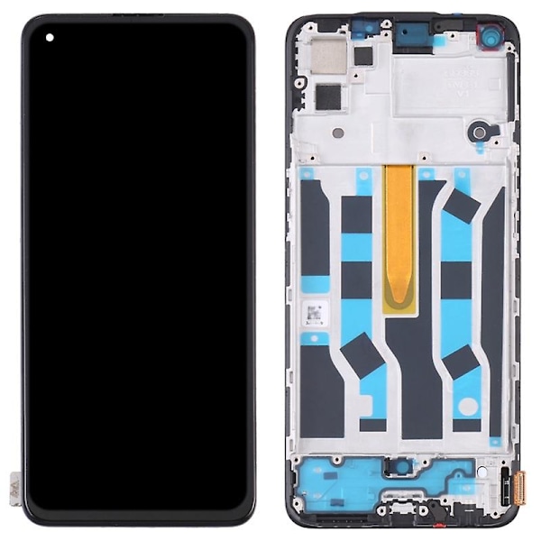 Til Oppo Reno5 4G/ Reno5 K LCD-enhed + Ramme TFT Uden Logo
