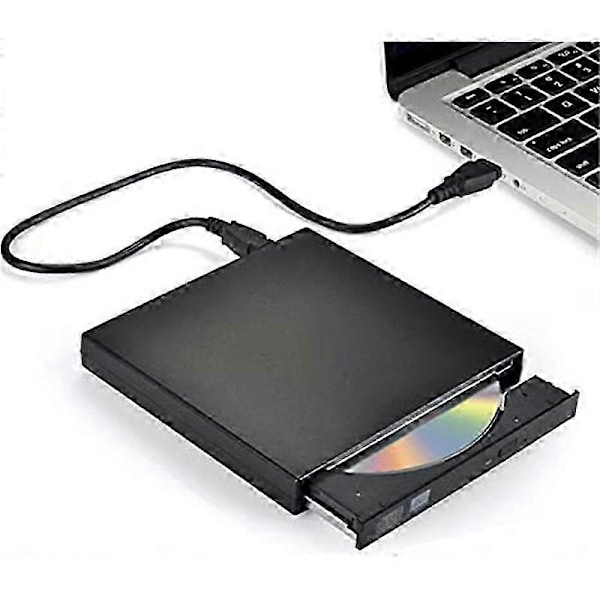 Ulkoinen CD DVD -asema, USB 2.0 Slim kannettava ulkoinen CD-RW -asema