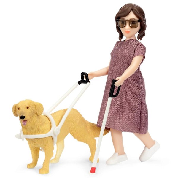 Dukke Blind stok Hund