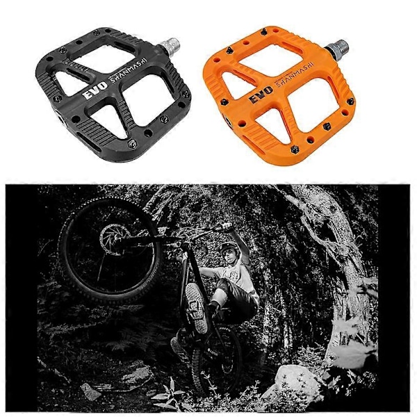 1 par nylonpedaler X ATV skridsikre pedaler orange
