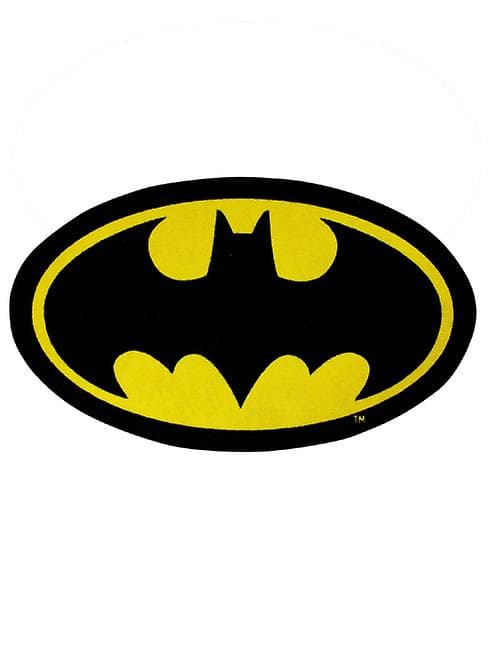 Broderad blommig patch-magi med broderat blommigt patch-bröstarmband - Batman
