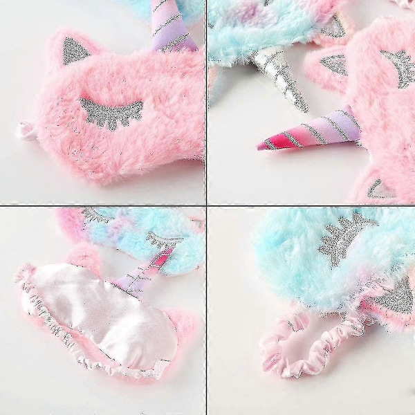 Sovmask för barn, 2-pack Unicorn Sovmask för barn