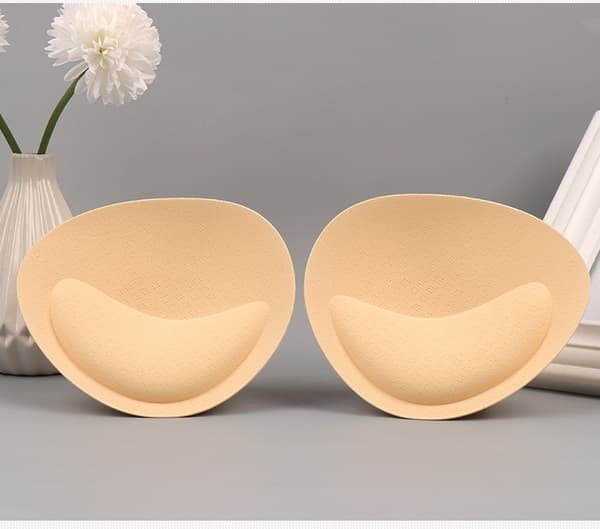 Ventilerende BH-innlegg – Avtakbare Beige 3 cm