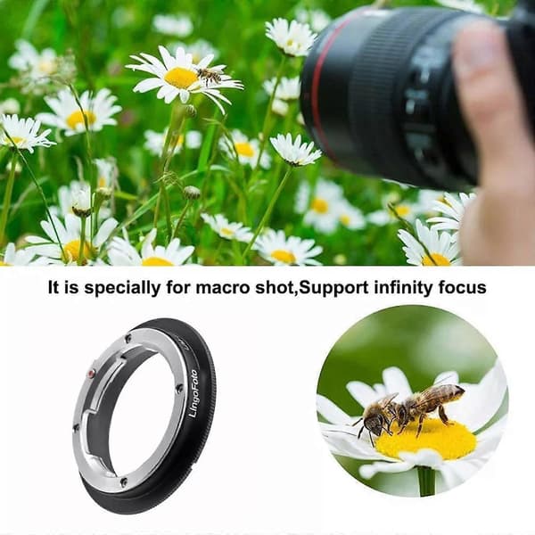 Metal Lens Adapter Ring til Leica M LM L/M Mount til EOS EF 700D 600D 5D III 6D js