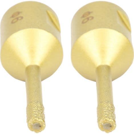 M14 6mm diamantbor for fliser, granitt og stein - 2 stk