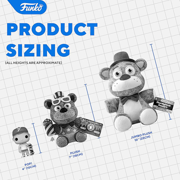 Plush: Five Nights at Freddy's (FNAF) Pizza Sim: Lefty - FNAF Pizza Simulator - Samlingsbar Mjuk Plysch - Present till Födelsedagen