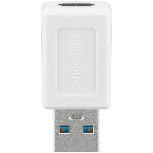 USB-adapter USB-A til USB-C™, hvit