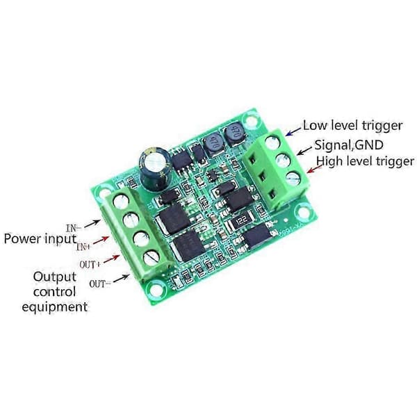 DC 4V-60V Høyeffekt 400W MOS Rør Mosfet Trigger Drivmodul Høy / Lav Nivå