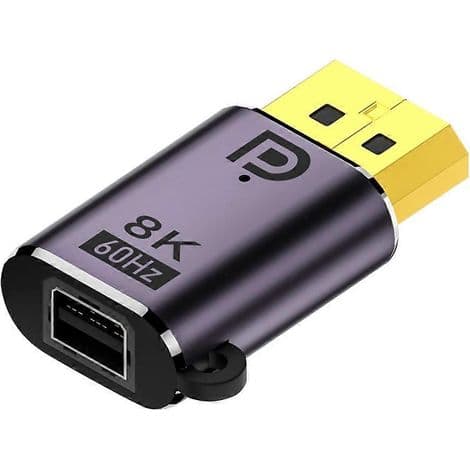 Mini DisplayPort–DisplayPort 1.4 -sovitin, Mini DP uros–DP naaras -videolaajennusmuunnin