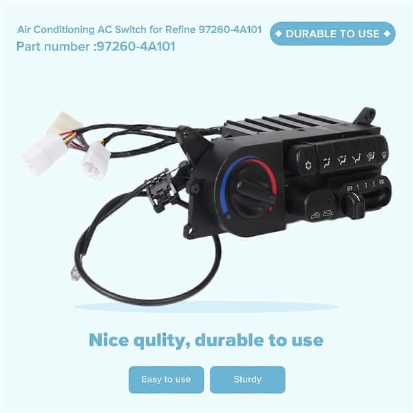 Bil Front Aircondition Kontrolpanel Samling Aircondition AC Kontakt til JAC Refine 97260-4A