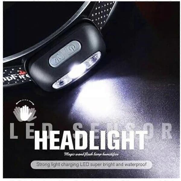 Ny Lumilight Hodelykt, Lumi Light Led Hodebånd, Oppladbar USB Hodelykt