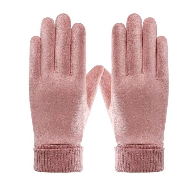 Vinter förtjockad sammet varm pekskärm utomhus cykling löpning vindtäta anti-halk handskar