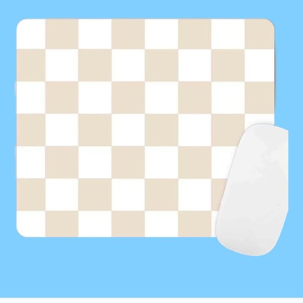 Non-slip Mouse Pad with Stitched Edges and Natural Rubber Base - Improved Precision and Comfort