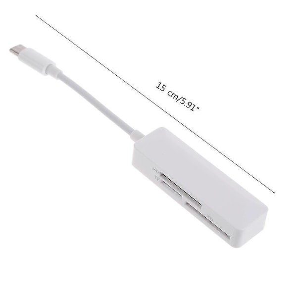 Usb C Kortlæser Tfsd Xd 3 I 1 Kortlæser Til Bærbar Telefon Tablet