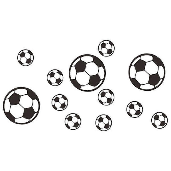 Enkel fotboll pojke sovrum klassrum gymnastiksal kommersiell försköning dekoration väggdekal självhäftande