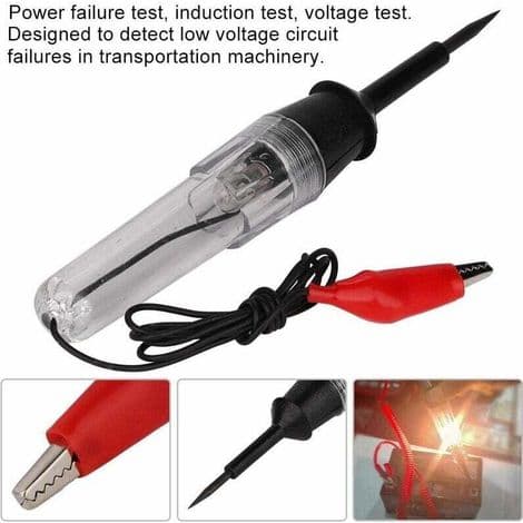 Biltesterpenna, 6V-12V automatisk elektrisk spänningstestpenna kretsdetektorprob