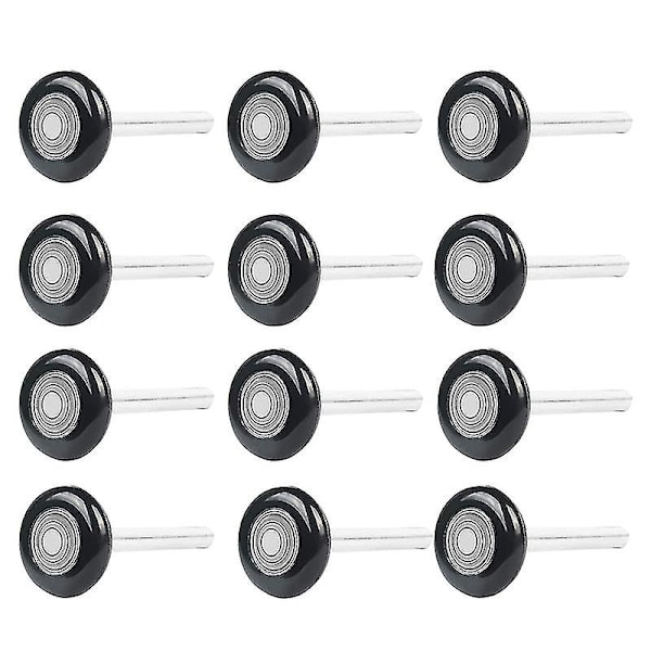 12 kpl 2 tuuman autotallin oven rullat Nylon autotallin oven pyörät autotallin kiskon vaihtoon suljetulla 6