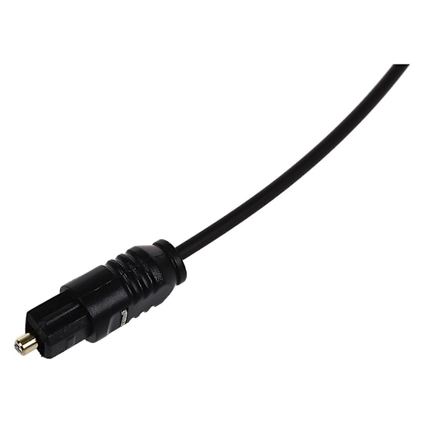 3 FT 1.1M Digital Fiberoptisk Lyd Toslink SPDIF MD DVD Kabel Ledning Plugg