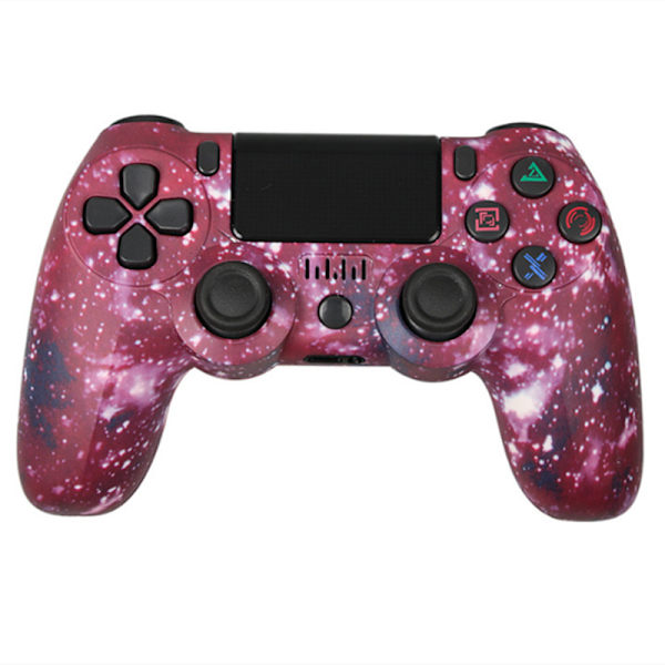 Trådlös handkontroll för PS4/Pro/PS3/Slim/PC/Steam, Bluetooth-handkontroll, Joystick, Stöder 6-Axis, Vibration, Touch Click