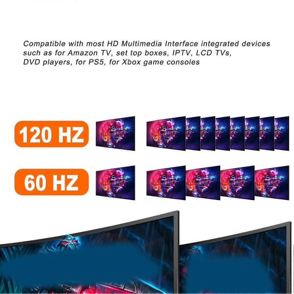 2x1 HD Multimedia Interface Switcher 2 in 1 Out 8K Vid 60Hz HD Multimedia Interface Splitter med fjärrkontroll