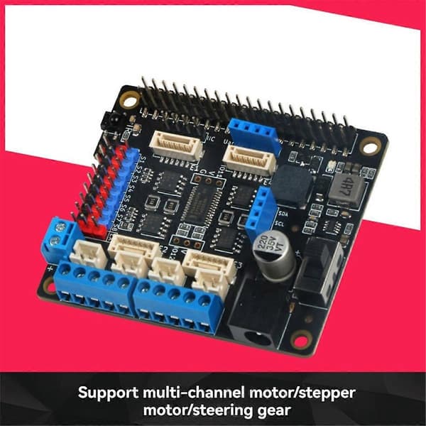 Robot Motor Driver Board til 3.3V/5V Spændingsniveauer Egnet til Raspberry Pi Motor Driver Board til