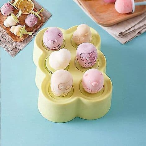 (grøn) Isforme, Silikone Ispindeforme, Mini Isforme, Ispindeforme, Genanvendelige DIY Sorbet Ispindeforme
