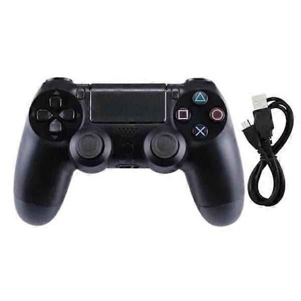 2-pakning PS4-kontroller for Playstation 4 Svart
