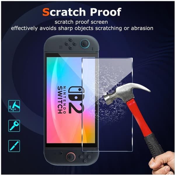 Protective Carrying Case for Switch2 - White Edition