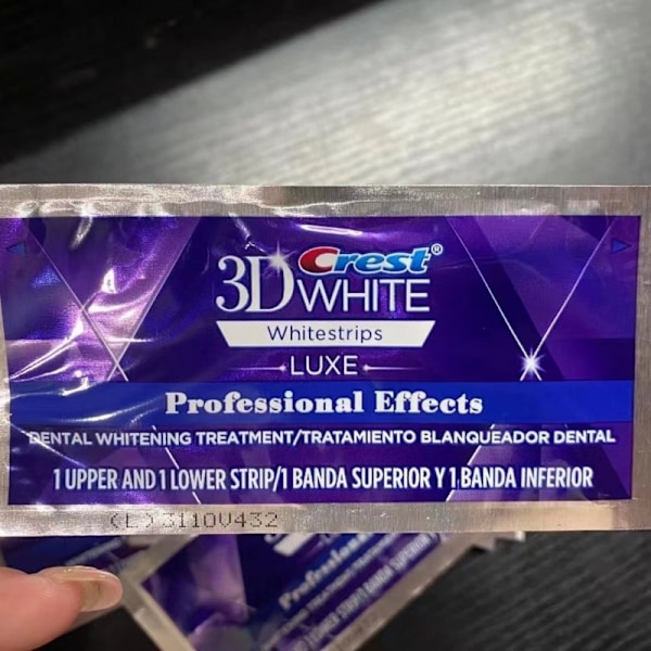 3D White Tandblegningsstrips Professional Effects Blegner Tænder, White Luxe 10 par