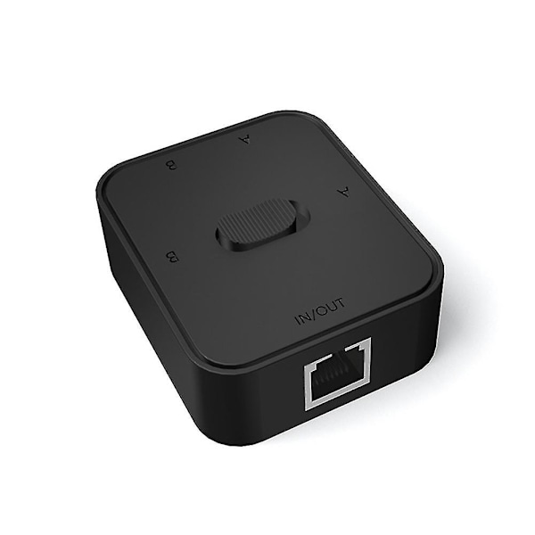 2 Port Gigabit Nätverk Switch Rj45 Switch Nätverk Splitter Kabel Förlängare Väljare Fri 2-vägs Adapter