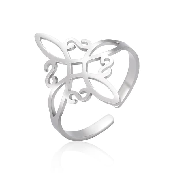 Stylish Ring in Stainless Steel Silver