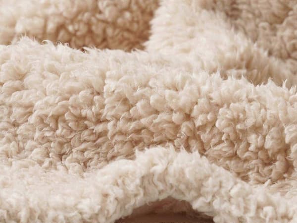 100x80cm Vaskbart Kæledyrs Vinter Varmt Tæppe Kat Hund Fluffy Kastetæppe Beige