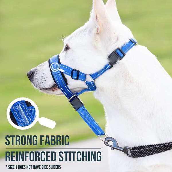 Airy and Comfortable Soft Dog Muzzle Blue M