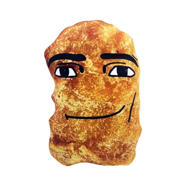 Plush Leksak Kycklingnugget Cartoon Plushie Fylld Docka Sov Kudde Hem Kontor Sovrum Dekoration Barn Vuxna Meme Fans Julgåva