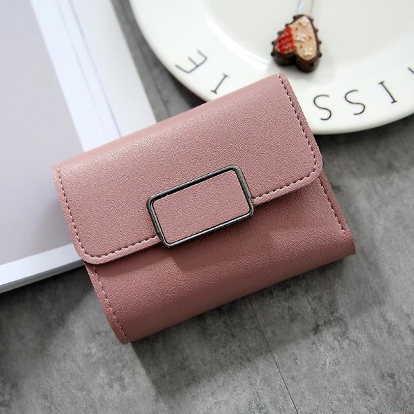 Naisten lyhyt lompakko yksinkertainen muodikas lompakko-jbk Pink