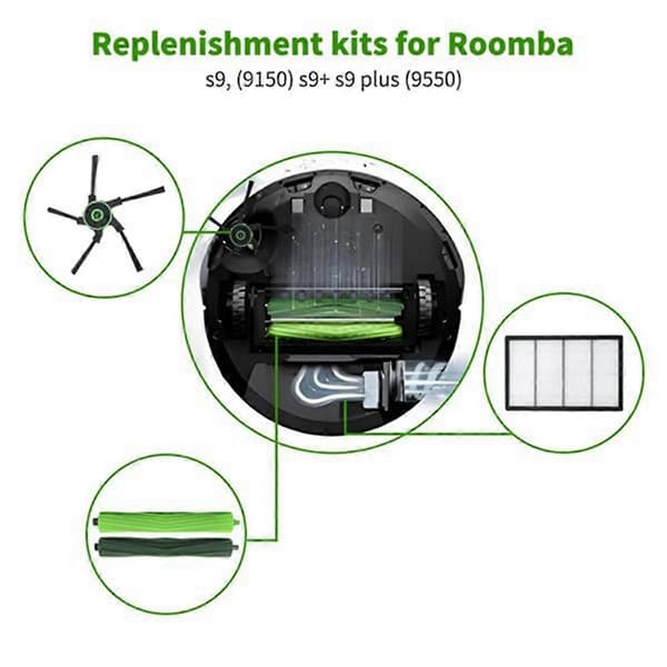Til iRobot Roomba S9 9150 / S9+ Plus robotstøvsuger tilbehør