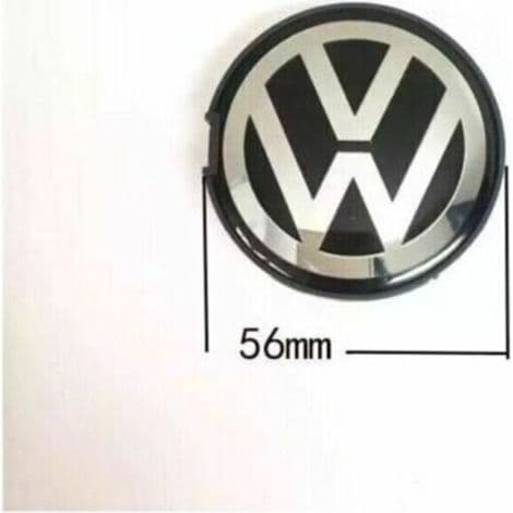 Sett med 4 originale navkapsler for aluminiumsfelger, 56 mm