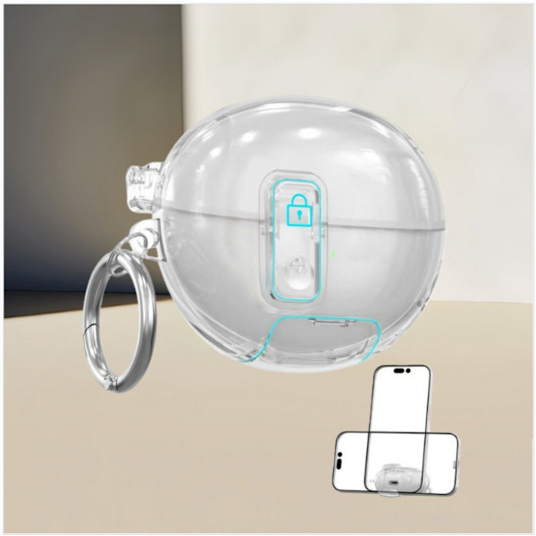 Transparent TPU Case Compatible with Huawei Freeclip Headphones with Stand Function