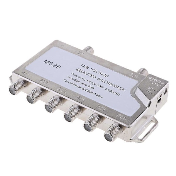 18V Multi Switch LNB Satelliitti FTA 6 Ulostuloa Yhdistäjä LNBF Lautasantenni JS-MS26