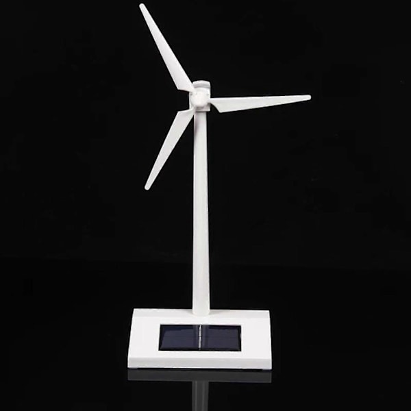 2-i-1 Vädermölla Solenergi Vindkraft Modell Student Utbildning Gåva Skrivbordsdekorationer