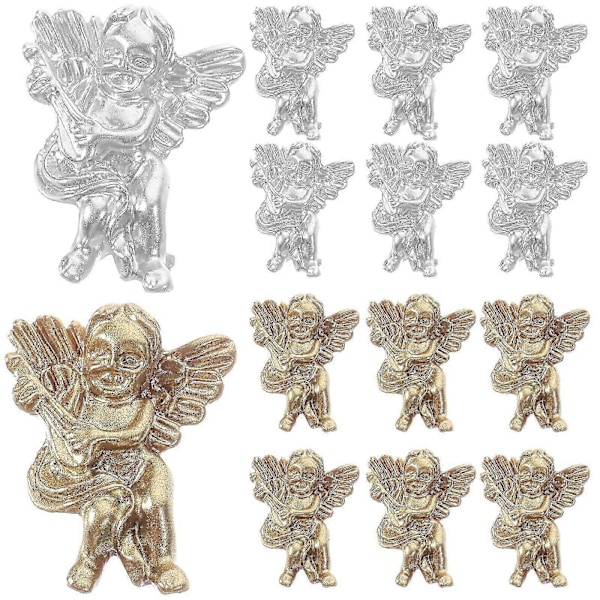 80 st Nagelberlocker Ängel Nagelkonst Ornament Nagelkonst Berlocker Manikyrdekorationer